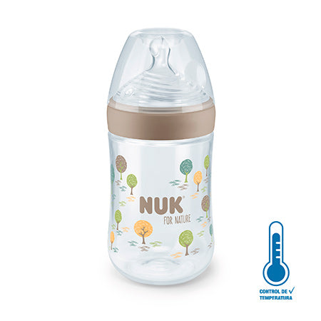 NUK - 😊✓ El biberón Nature Sense está hecho de
